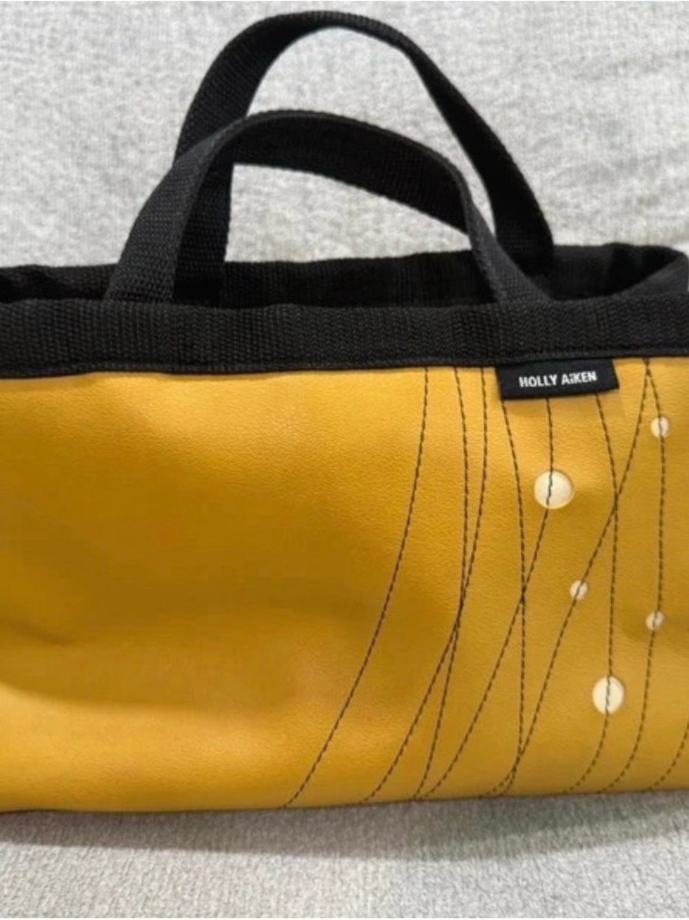 Holly Aiken Mustard Yellow Tote Bag